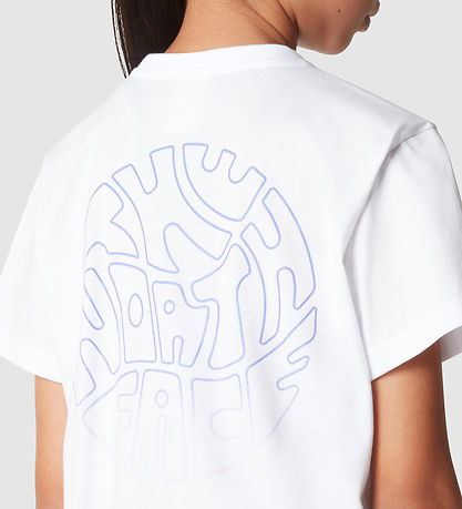 The North Face T-paita - Rento grafiikka - Valkoinen