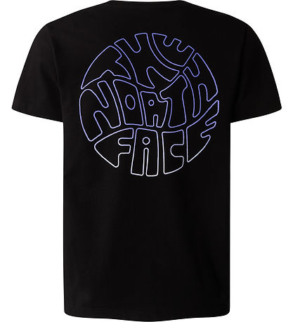 The North Face T-Shirt - Entspannte Grafik - Black/Optic Violet