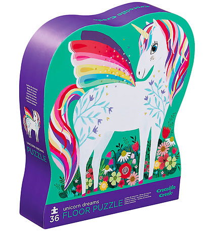Crocodile Creek Jigsaw Puzzle - 36 Bricks - Unicorn Dreams