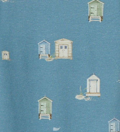 Name It Bodysuit L/æ - NbmHing - Provincial Blue w. Print