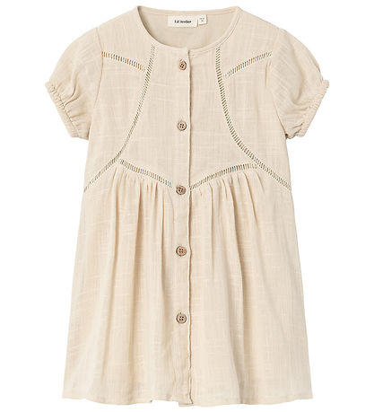 Lil' Atelier Dress - NmfHalla - Bleached Sand