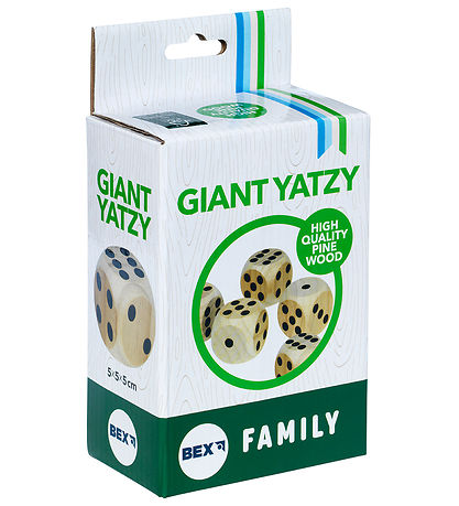 Bex Sport Gartenspiele - Holz - Giant Yatzy Familie