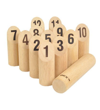 Bex Sport Trädgårdsspel - Trä - Number Kubb