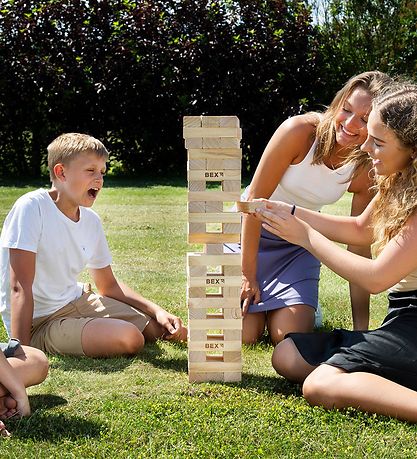 Bex Sport Trädgårdsspel - Trä - Giant Tower - 48 Delar