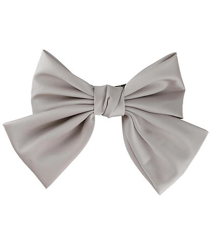 By Str Bow Hair Clip - Julia - Grey