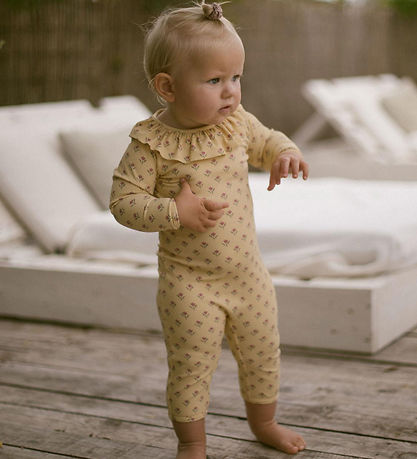 Lil' Atelier Coverall Swimsuit - NbfFarlo - UV40+ - Sahara Sun