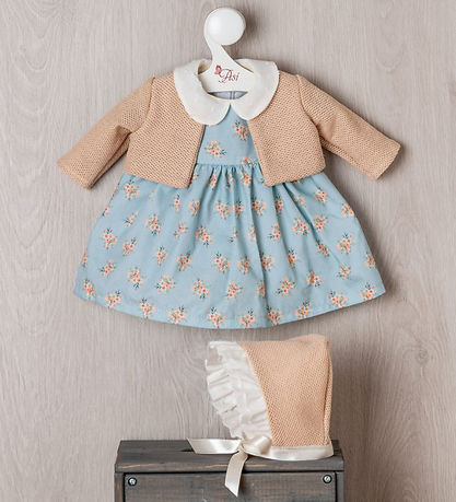 Asi Doll Clothes - 46 cm - Leonora - Beige/Blue