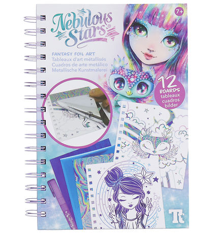 Nebulous Stars Activity Book w. Accessories - Fantasy Foil Sheet