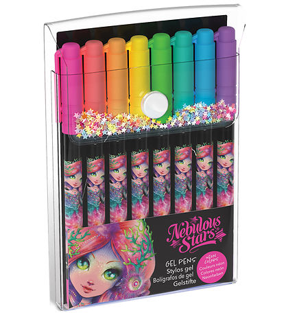 Nebulous Stars Pens - Gel - 8 pcs - Neon