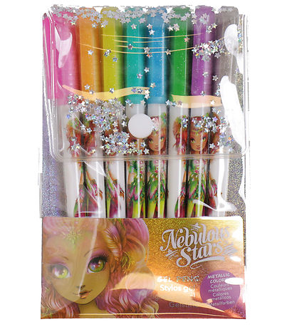 Stylos Nebulous Stars - Gel - 8 pices - Mtallique