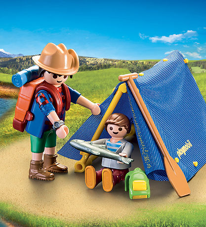 Playmobil Family Fun - Camping - Carry Case - 9323 - 32 Parts
