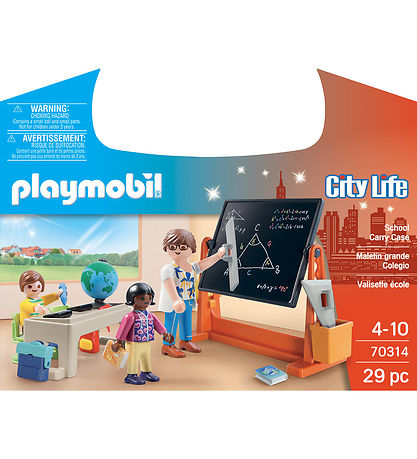 Playmobil City Life - Schule - Tragetasche - 70314 - 29 Teile