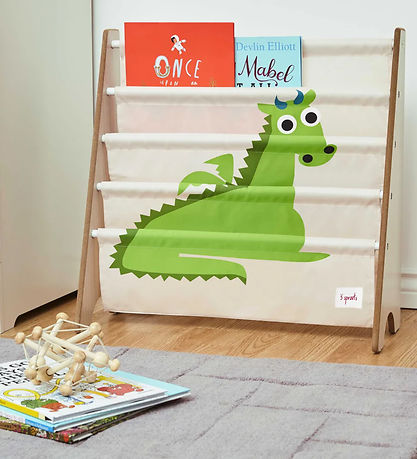 3 Sprouts Boekenkast - 62x25x61 cm - Draak