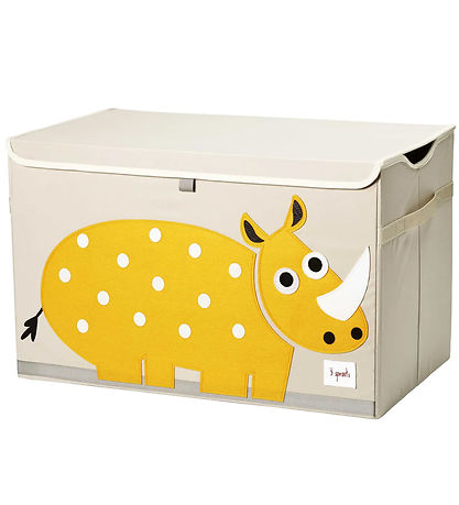 3 Sprouts Storage Box w. Lid - 61x37x38 cm - Rhino