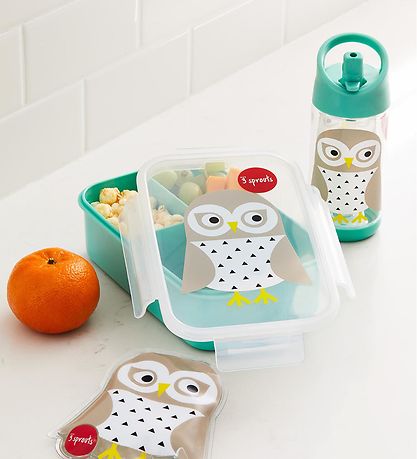 3 Sprouts Water Bottle - 350 mL - Owl