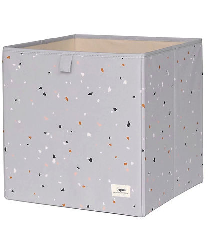 3 Sprouts Storage Box - 33x33x33 cm - Terrazzo/Light grey