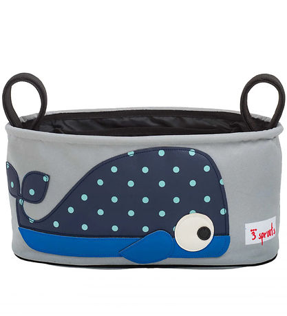 3 Sprouts Pram Organiser - 32x15x13 cm - Whale