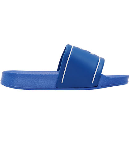 Hummel Badslippers - Pool Slide Jr - ! Oogverblindend Blue