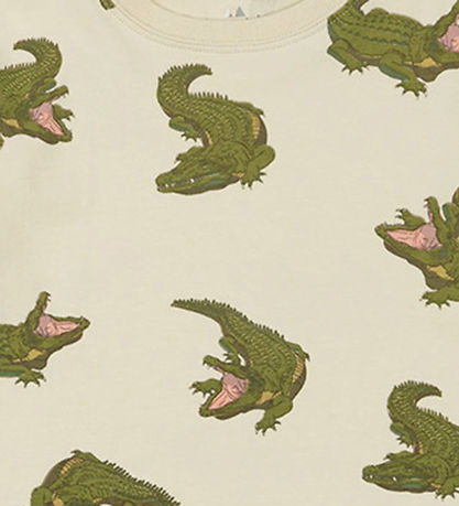 Konges Sljd Set - T-Shirt/Shorts - Leinen - Crocodile