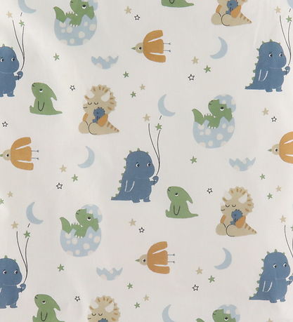 Nrgaard Madsens Bedding - Baby - Blue/Green w. Large Dinosaur