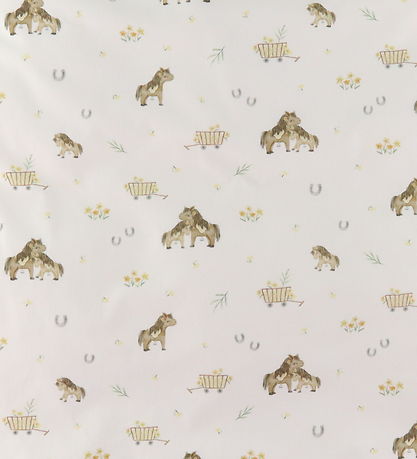 Nørgaard Madsens Bedding - Junior - White w. Colored Ponies