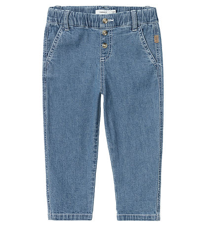 Name It Jeans - Baumwolle/Leinen - NmmBen - Medium+ Blue Denim