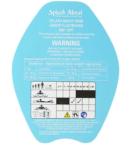 Splash About Kickboard - Red
