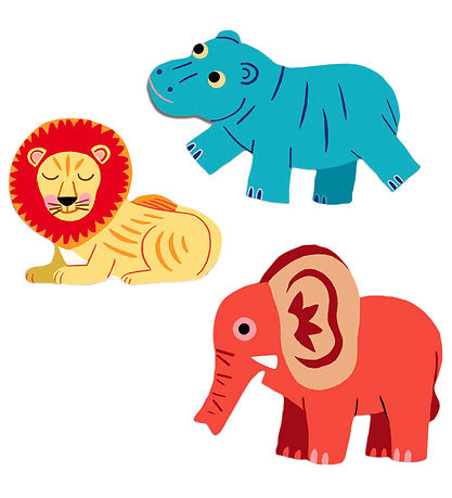 Djeco Stickers - 62 st. - Safaridieren