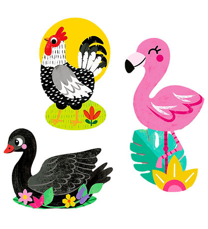 Djeco Stickers - 62 st. - Vgel