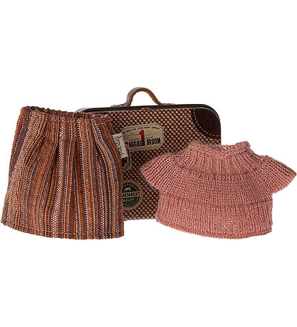 Maileg Cardboard Suitcase - Grandma Mouse Cardboard Suitcase w. 