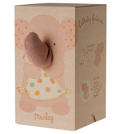 Peluche Maileg - Berceuse Friends - Éléphant - 25 cm - Vieux Ros