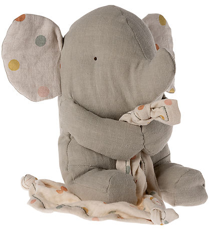 Peluche Maileg - Berceuse Friends - Éléphant - 25 cm - Iron Grey