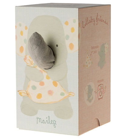 Maileg Soft Toy - Lullaby Friends - Elephant - Iron Grey