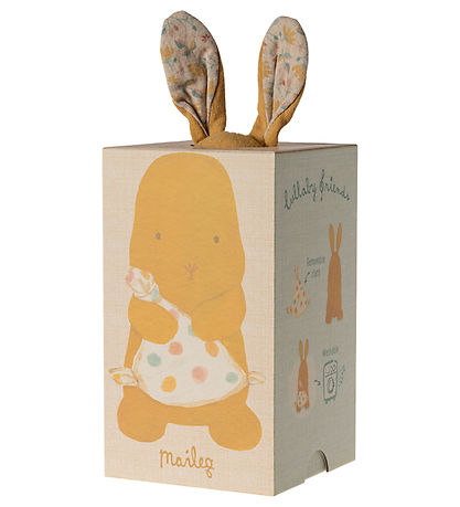 Maileg Soft Toy - Lullaby Friends - Rabbit - Dusty Yellow