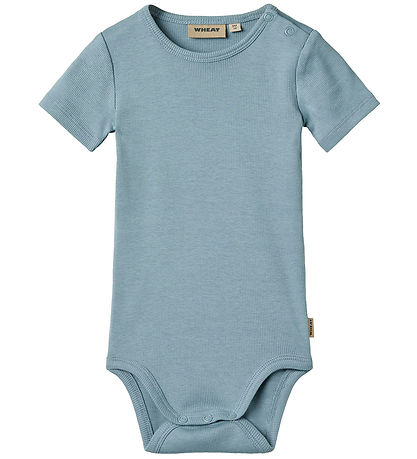 Wheat Bodysuit K/ - Rib - Timo - Ashley Blue