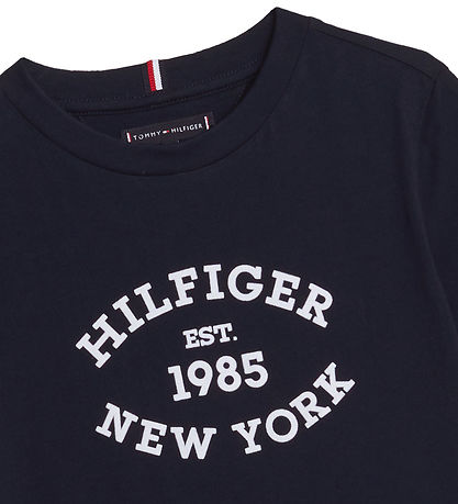 Tommy Hilfiger T-Shirt - Monotype Flock - Desert Sky