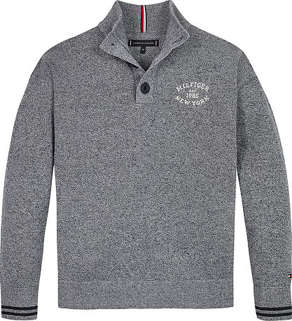 Tommy Hilfiger Pusero - Neulottu - Monotyyppi - Desert Taivas/Eg