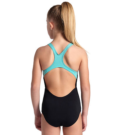 Arena Swimsuit - Reflecting Pro Back - Black/Water
