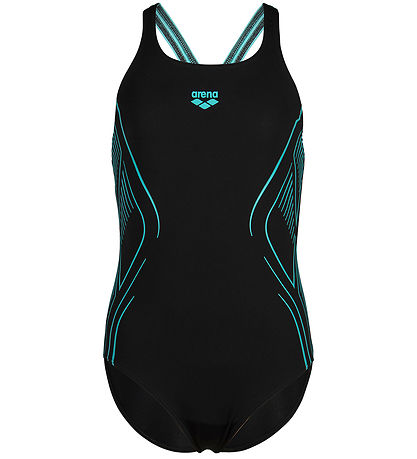 Arena Maillot de Bain - Rflchissant Pro Dos - Black/Eau