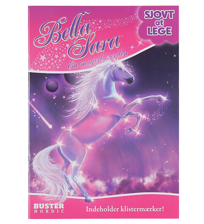 Forlaget Buster Nordic Verkefnabók M. Límmiðar - Bella lau