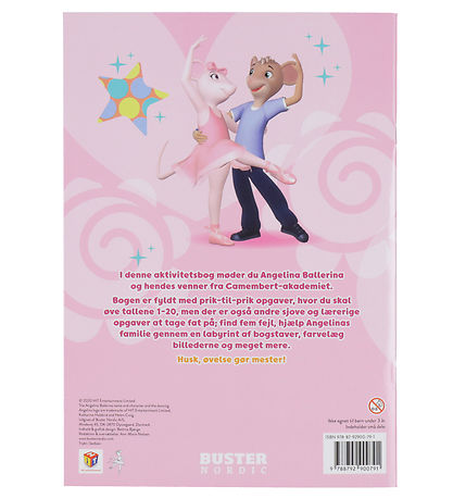 Forlaget Buster Nordic Activity Book w. Stickers - Angelina