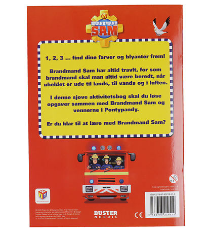 Forlaget Buster Nordic Activity Book w. Stickers - Fireman