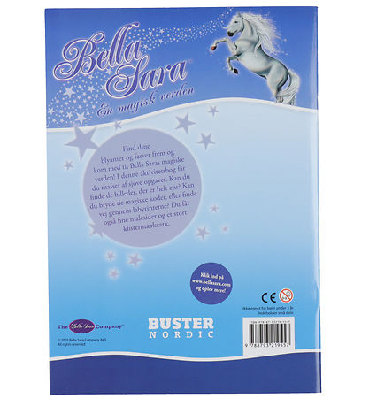 Forlaget Buster Nordic Aktivitetsbok m. Klistermrken - Bella l