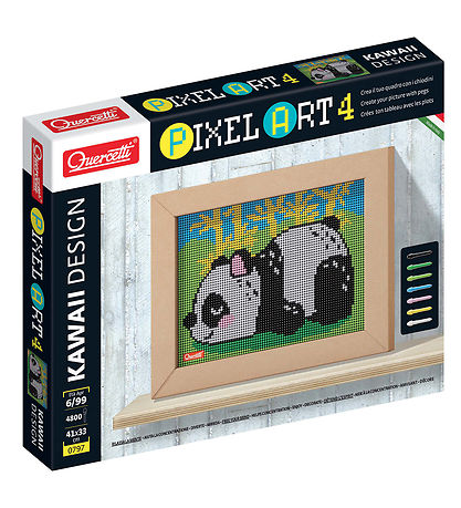 Quercetti PixelArt 4 - Panda - 4800 Parts - 00797