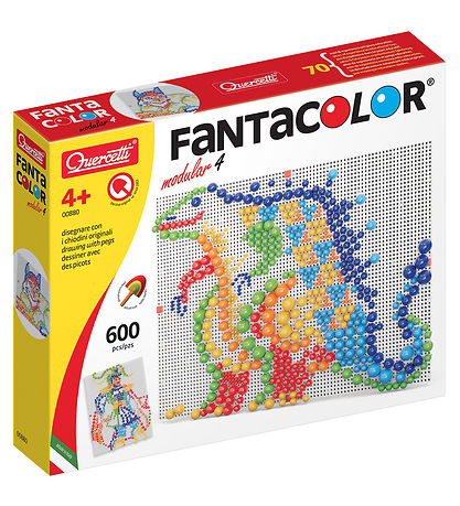 Quercetti Stickmosaik - FantaColor Modular 4 - 600 Teile - 00880