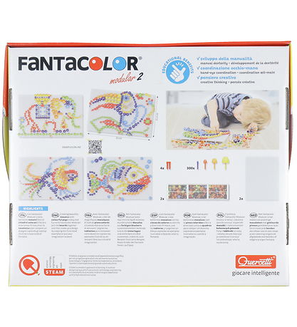 Quercetti Stick mósaík - FantaColor Modular 2 - 300 Partar - 008