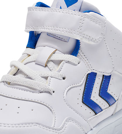 Hummel Chaussures - Camden High Jr - Blanc/Bleu