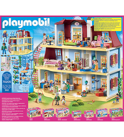 Playmobil Dollhouse - My Large Dollhouse - 70205 - 592 Parts