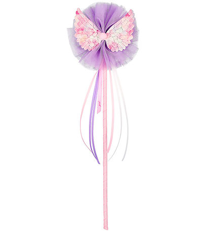 Souza Costume - Magic Wand w. Tul/Wings - Purple/Pink