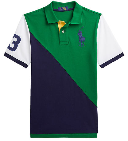 Polo Ralph Lauren Polo - Atletisk Green m. Marinbl/Vit